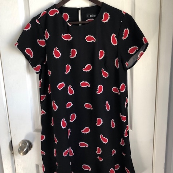 Black and Red Ruffle Dress - Picture 2 of 6